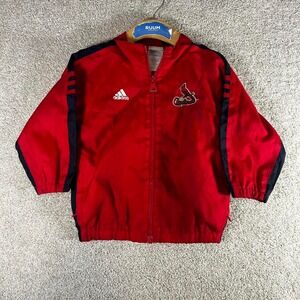 Vintage toddler 2t Adidas St Louis Cardinals baseball windbreaker jacket